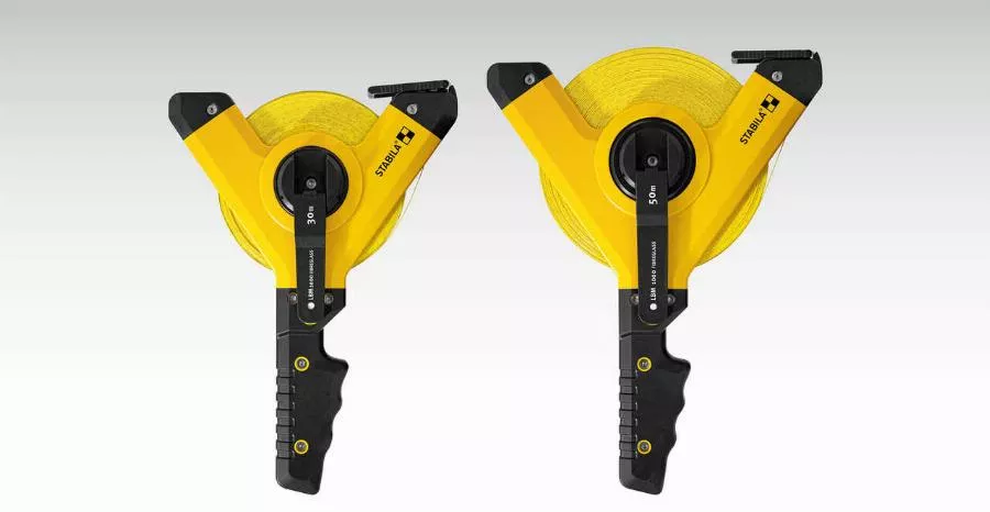 Mètre-ruban à Cadre STABILA LBM 1000 - Ruban En Fibre De Verre, Graduation Métrique