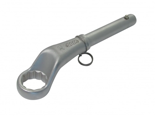 Clés Polygonales Contre-coudées SAM Gros Effort - 12 Pans - Avec Clip Antichute - 109-...-FME