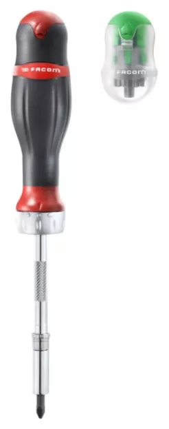 Tournevis Protwist à Cliquet + 15 Embouts De Vissage - FACOM - ACL.1