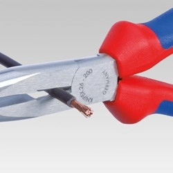 Pince Demi-ronde Avec Tranchant KNIPEX 200 Mm - 26 12 200 â Image 3