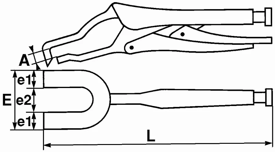 Pince Etau Pour Soudure De Precision SAM - 21828 – Image 4