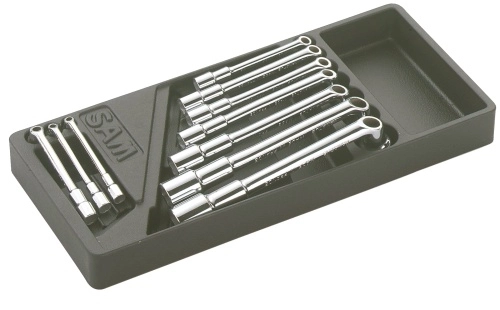 Module Abs 1/3 De 10 Clés à Pipe Débouchées Satinées 6/12 Pans SAM - 93J10M