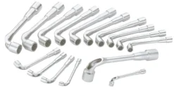 Jeu 16 Clés A Pipe Débouchée 6/12 Pans 8 A 24 Mm SAM - 93SDJ16
