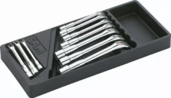 Module Abs 1/3 De 10 Clés à Pipe Débouchées 6/6 Pans SAM - 94SDJ10M