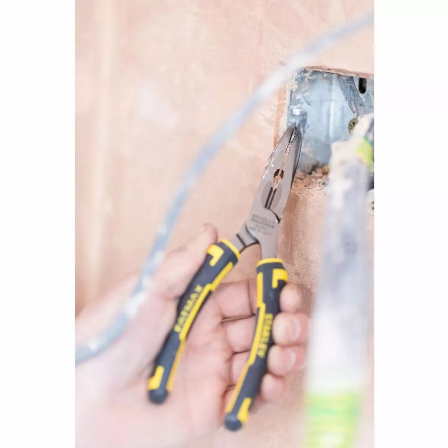 Stanley Pince A Becs 1/2 Ronds Longs Coudes 200mm FATMAX - 0-89-872