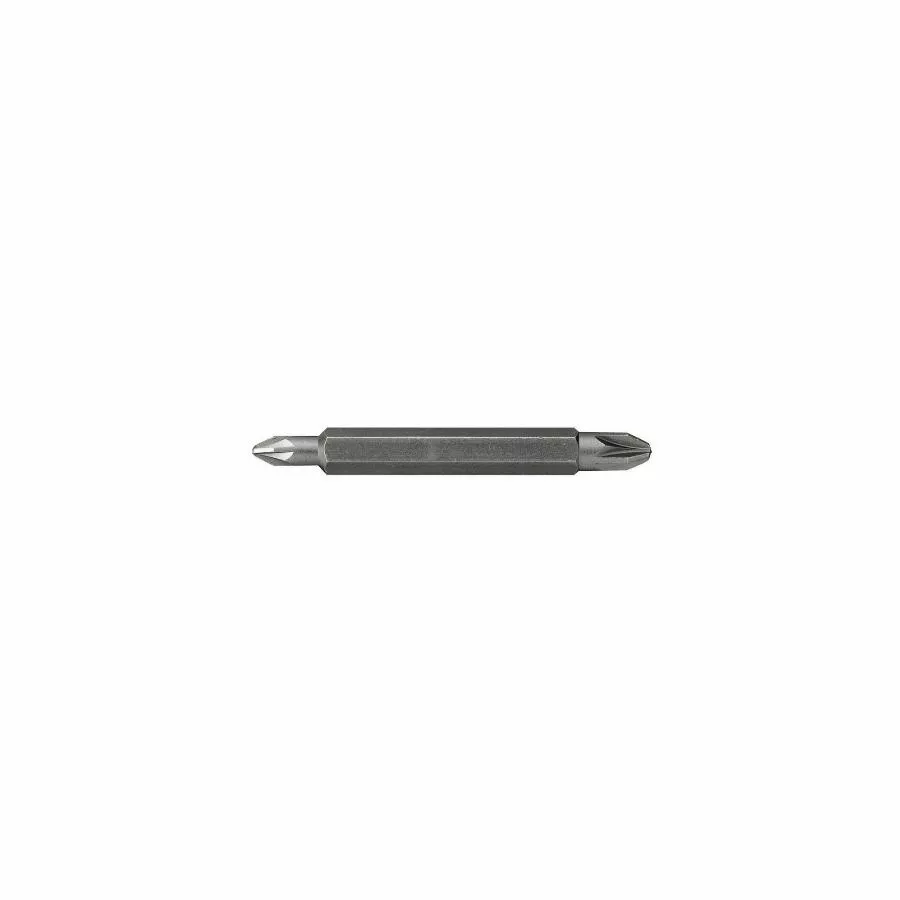 Stanley Lame De Vissage Double Empreinte Phillips Ph1 Et Ph2 60mm - 10pieces - 1-68-784