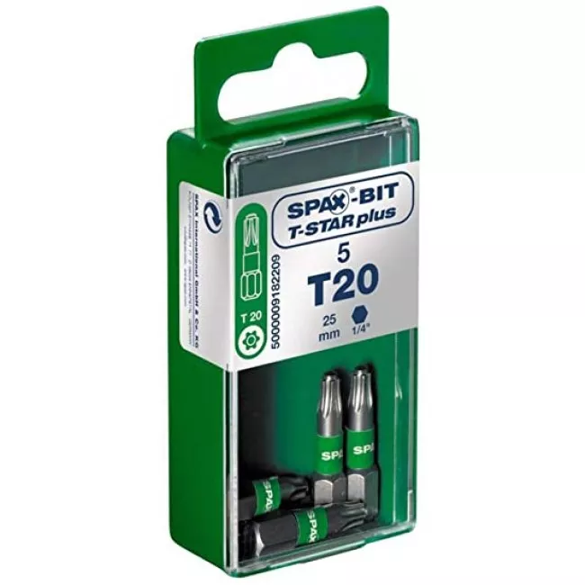 Embout Vissage T-STAR+ T20 Par 5pcs 25 Mm - 5000009192209 – Image 2