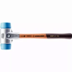 Maillet HALDER SIMPLEX TPE Souple Avec Boîtier En Aluminium Et Manche En Bois - D=30 Mm - 3101.030