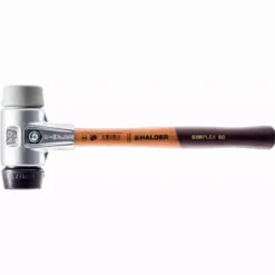 Maillet HALDER SIMPLEX Caoutchouc Chargé / TPE Moyen Avec Boîtier En Aluminium Et Manche En Bois - D=30 Mm - 3123.030