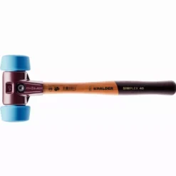 Maillet HALDER SIMPLEX TPE Souple Avec Boîtier En Fonte Malléable Et Manche En Bois De Haute Qualité - D=50 Mm - 3001.051