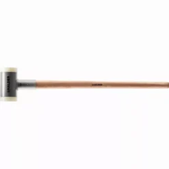 Maillet Sans Rebond, Avec Manche, Vernis, En Hickory Réduisant Les Vibrations, Ergonomique - D=80 Mm / Poids=3600 G - 3366.0S3